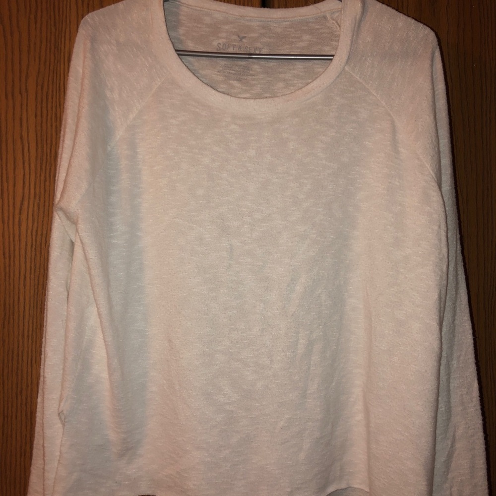 Cream American Eagle shirt - Extra Small